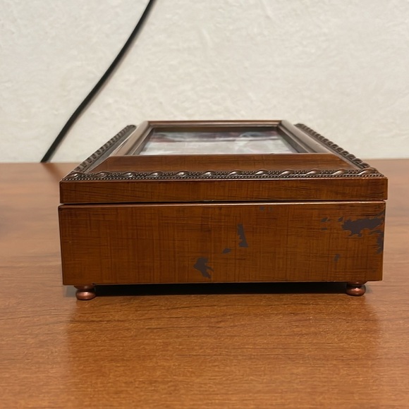 Vintage Sankyo Decorative Wooden Jewelry/Trinket Music Box - Picture 4 of 12